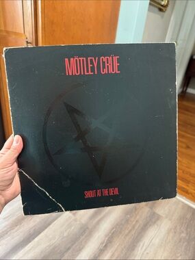 Motley Crue Shout At The Devil LP Vinyl Record 1983